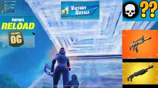 Fortnite ranked reload | high kill squads win full Gameplay (ps4 60 fps controller )