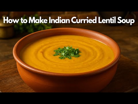 Indian Red Lentil Soup – Simple & Healthy