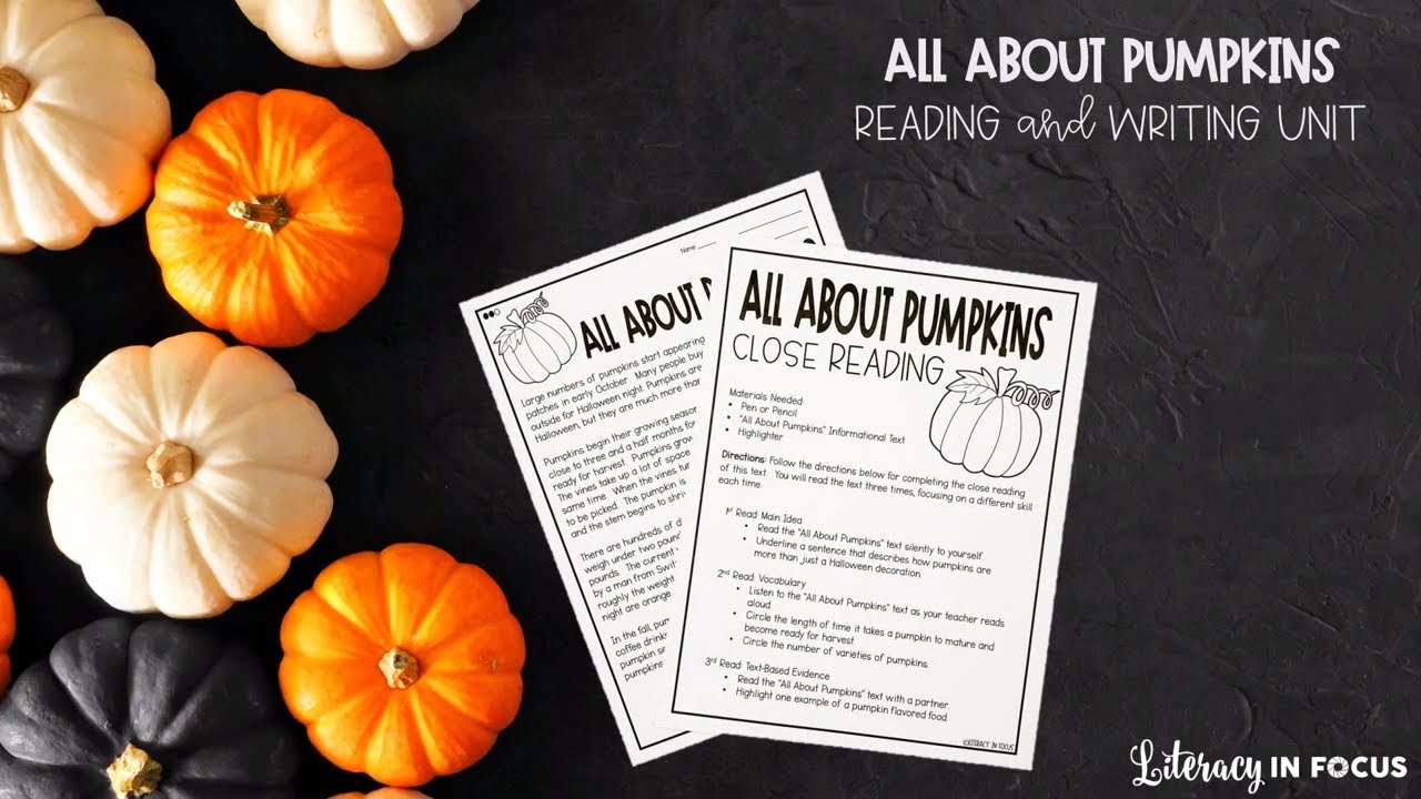 Halloween Reading and Writing Activities