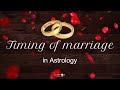 TOP 13 Timing indications of marriage in Astrology