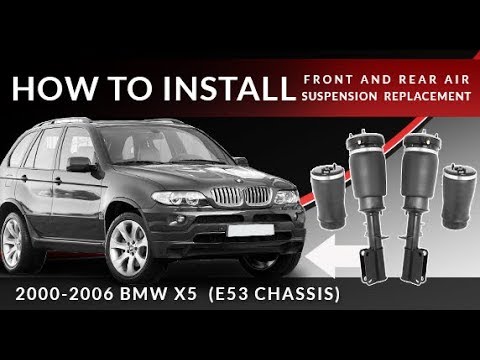 BMW E53 X5 | Front & Rear Air Suspension Replacement