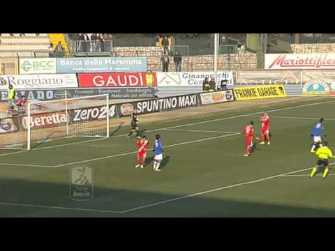 04/02/2012 - Grosseto - Sampdoria 0-1 Highlights Serie B