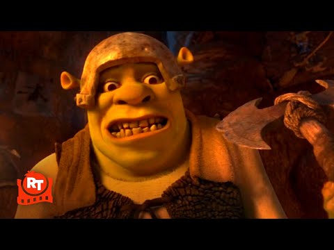 Shrek Forever After - Shrek and Fiona Fight Scene