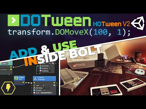 How to Add DoTween to BOLT - Unity Tutorial