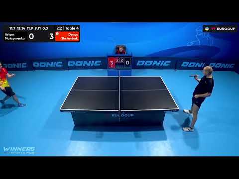 13:15 Artem Maksymenko - Denys Shcherbak 15.10.2023 TT Euro.Cup Ukraine Star. TABLE 4