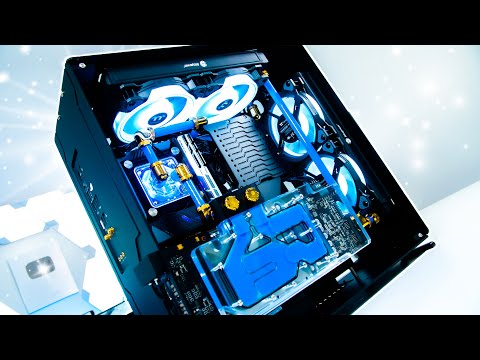 CLEAN Custom Water Cooled ITX Gaming PC Build - SC Wraith ITX