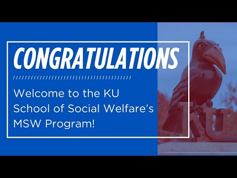 Welcome to the KU School of Social Welfare's MSW Program