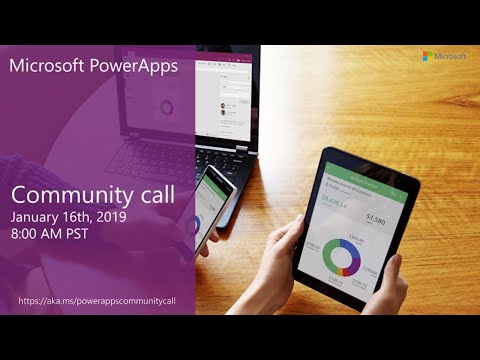 PowerApps community call January 2019