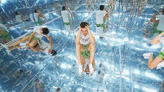 ЧТО ЕСЛИ 24 ЧАСА ПРОСИДЕТЬ В ЗЕРКАЛЬНОЙ КОМНАТЕ