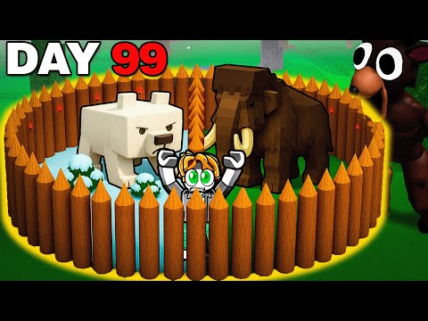 I Trapped Every Mob in 99 Nights in the Forest!