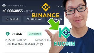 Transfer USDT from Binance to KuCoin - How to Deposit Funds in KuCoin 2022