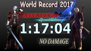 Devil May Cry 4: Special Edition SPEEDRUN 1:17:04 WORLD RECORD (DMC4SE NG DH PC/PS4)