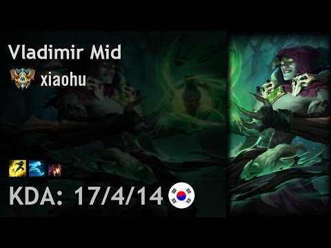 Vladimir Mid vs Twisted Fate - xiaohu - KR Challenger Patch 7.7