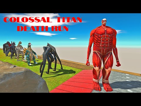 COLOSSAL TITAN DEATH RUN - Animal Revolt Battle Simulator