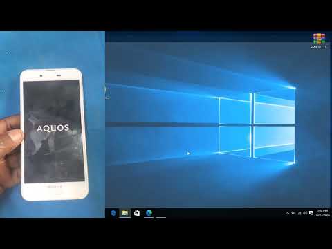 sharp aquos sense SH-01K hard reset & frp baypass using unlock tool