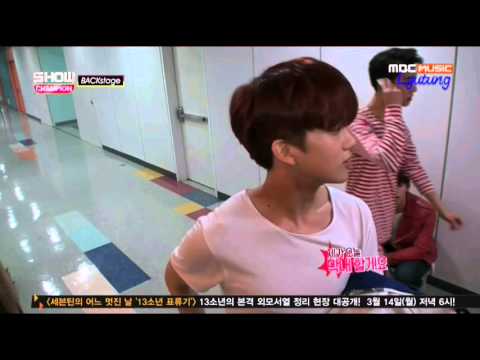 【中字】B.A.P 비에이피 _ Show Champion 쇼챔편 Backstage