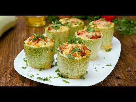 Фаршированные кабачки/// Bon Appetit #8