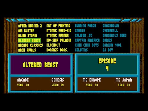 Arcade Games Vs Sega Genesis - Altered Beast