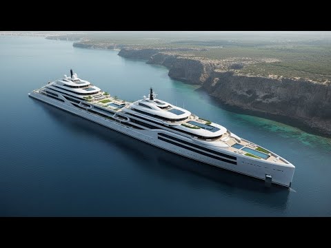 The World’s Longest Luxury Super Yacht (410m) | Velvet Empire 🚢🚢