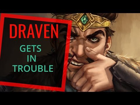 DRAVEN GETS IN TROUBLE!!! •PLATINUM ELO• [Best Moments] - Best Draven World - Vincent´s Draven