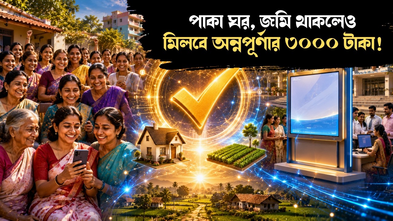 অন্নপূর্ণা যোজনা নিয়ে বড়সড় আপডেট! পাকা ঘর, জমি থাকলেও মিলবে টাকা! | Annapurna Yojana New Update