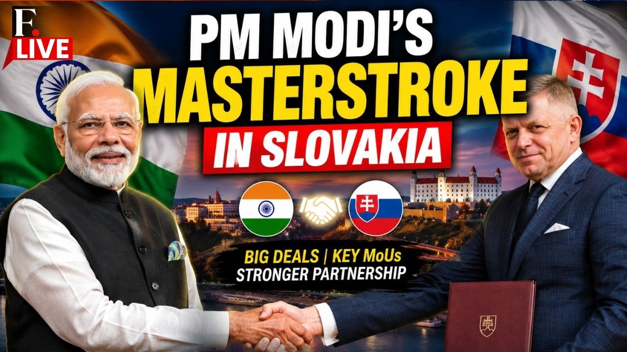 PM Modi in Slovakia LIVE: PM Modi & Robert Fico Witness Key MoU Exchange in Slovakia
