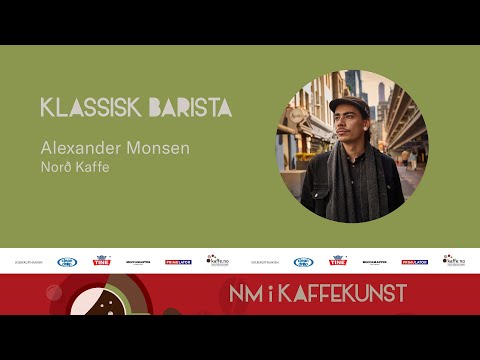 Alexander Monsen - Barista Championship NM 2023