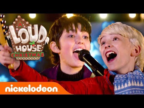 The Louds Sing a Christmas Song IRL! 🎶 "A Loud House Christmas" Music Video | Nickelodeon