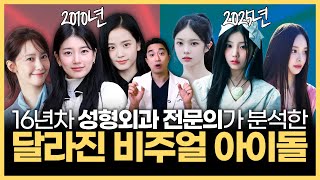 강남 성형외과 원장이 분석한 "시대별 비주얼 아이돌 특징" | 융숮설, 아지쯔, 장카설, 이방원