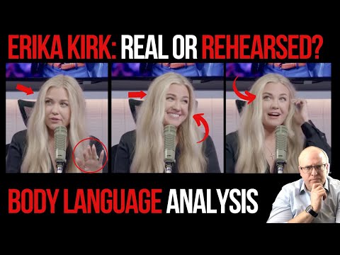 Erika Kirk on Charlie Kirk Podcast: Real or Rehearsed? Body Language Analysis