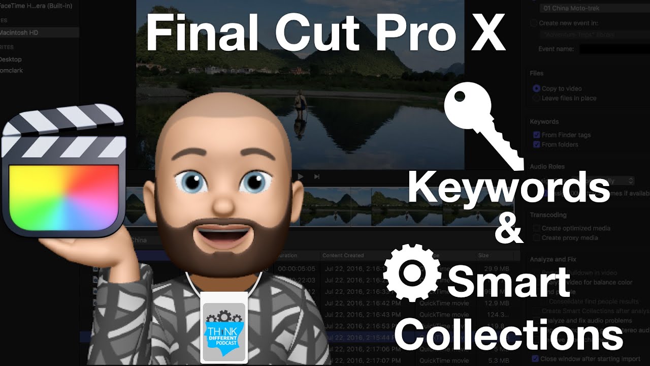 Final Cut Pro X Tutorial - Smart Collections & Keywords