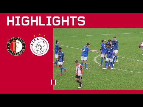 Spannende mini-Klassieker in Rotterdam 💥 | Highlights Feyenoord O18 - Ajax O18