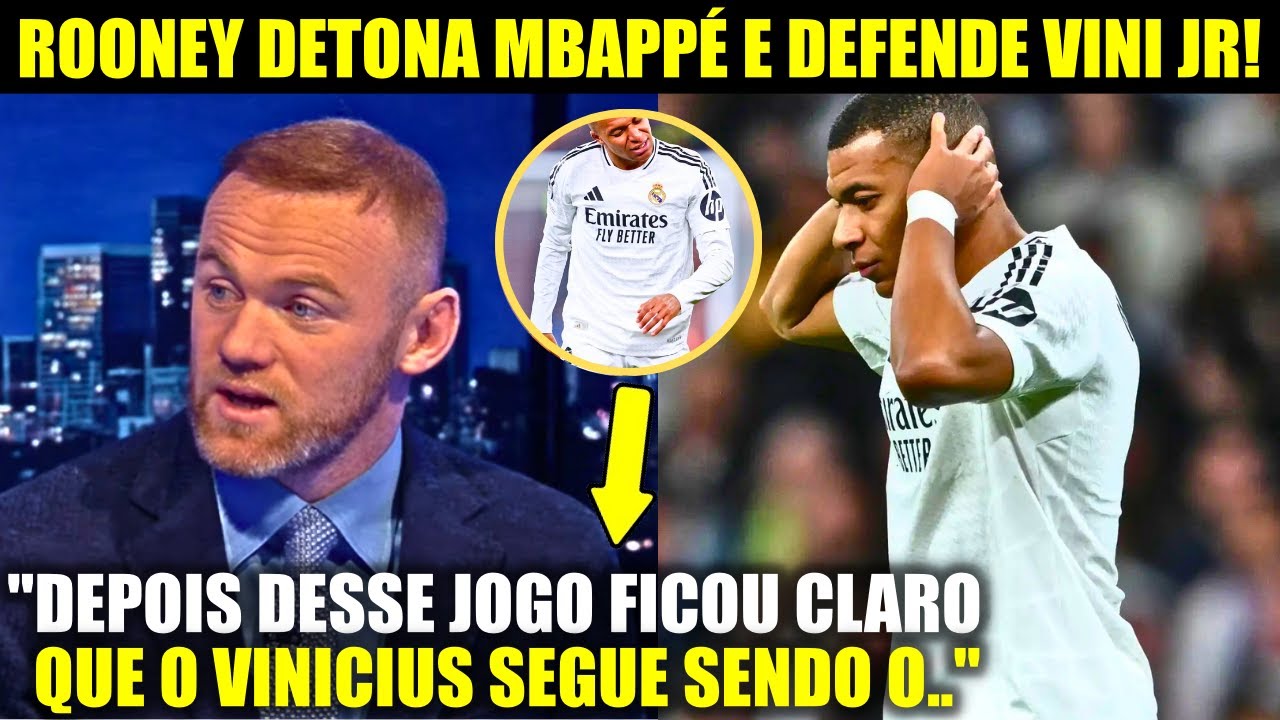 🚨EITA! Olha A REAÇÃO DO ROONEY AO PÉSSIMO JOGO DO MBAPPÉ HOJE!