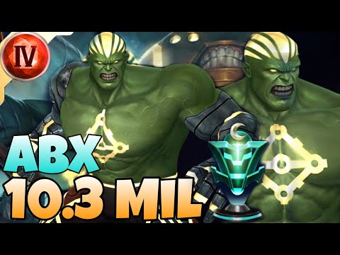 10.3 MIL // *REGEN* HULK in COMBAT VILLAIN abx // paralyze // marvel future fight// mff // f2p
