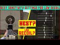 BEST PUBG PC 2023 Low Recoil Control Sensitivity Settings Guide | How to Control Recoil in  PUBG