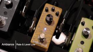 Video thumbnail for Eno Pedal Test Drive 3/3 (Squeezer, Octaver, E-tremolo, Ambiance, Analogy, Trance, X Reverb) by Musos Corner