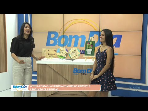 Artesã conta sua história com design criativo e produção de pinturas 22 07 2022