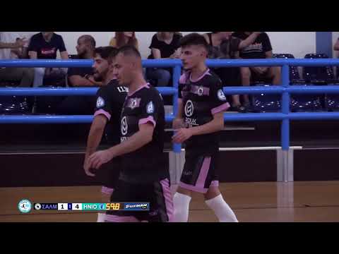 2019-20 Stoixman.gr Futsal Super League Σαλαμίνα-Ηνίοχος Highlights 22/09/2019