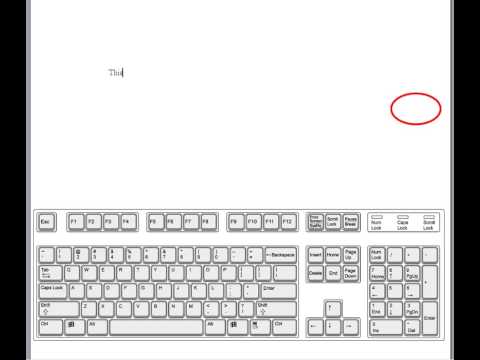 Spacebar and Backspace Key MS Word 2003