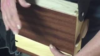 Demo of a 10” CajonTab®️ by Janelle Burdell aka @udugirl