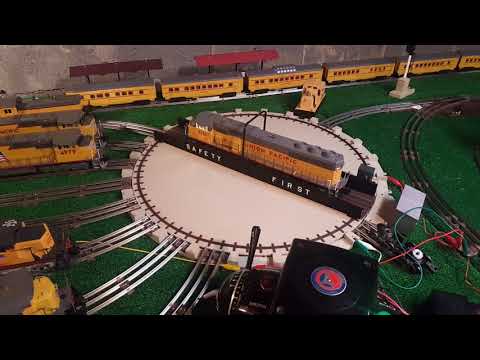 Atlas O Guage Turntable testing