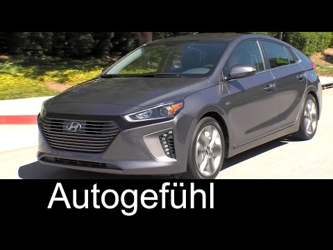 Hyundai Ioniq driving shots/exterior/interior & premiere reveal explanation NYIAS new 2017