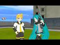 MMD Talkloid Hatsune Miku Hits You With A Pipe