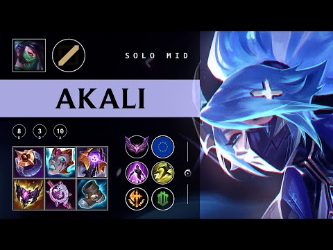 Akali Mid vs Karma - EUW Master Patch 25.24