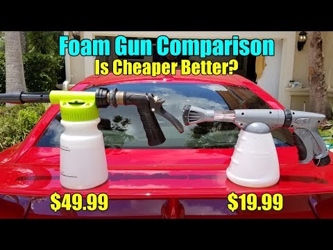 Chemical Guys Torq Foam Blaster VS Carrand Suds N Spray Foam Gun Comparison
