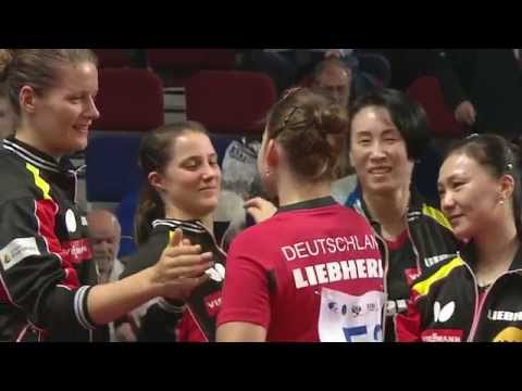2015 ETTC Women's Team Final: Germany Vs Romania - Highlights [HD]