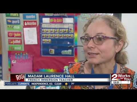 French immersion students in Tulsa learn about Notre Dame fire