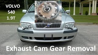Volvo S40 1.9T Exhaust Cam Gear Removal