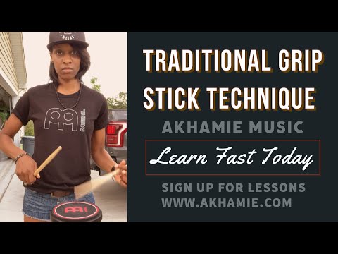 Traditional Grip | Stick Technique | Develop Fast Clean Drumming | Drum Set | Drum Line | Rudiments