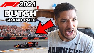 VERSTAPPEN DUTCH WIN! FIRST TIME WATCHING the F1 2021 DUTCH GRAND PRIX